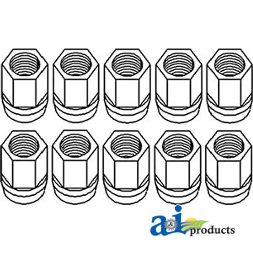 Nut, Rear Wheel (10 Pk) A-933602R1