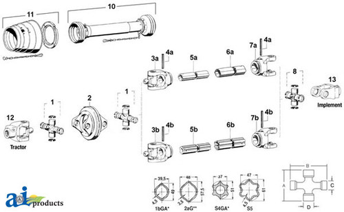 OUTER TUBE YOKE A-6582181