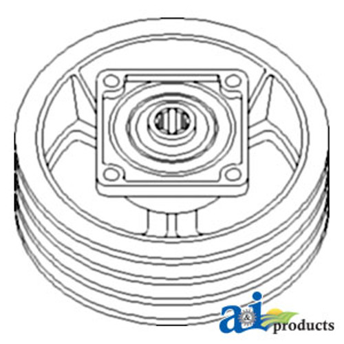 Pulley Assy, Jackshaft Drive, Feeder A-241930A1