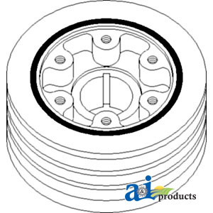 Pulley, Crankshaft (3 Groove) A-74037126