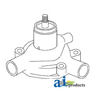 Pump, Water w/o Pulley A-747597M91