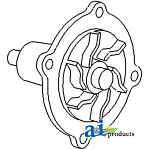 Pump, Water w/o Pulley A-A157143
