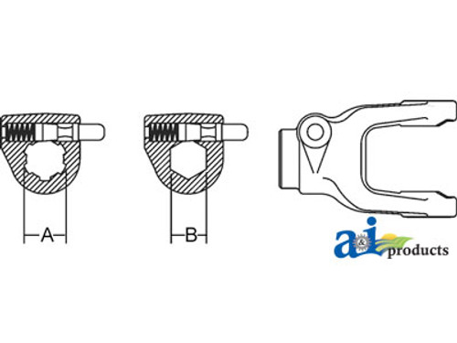 Quick Disconnect Tractor Yoke A-D351606