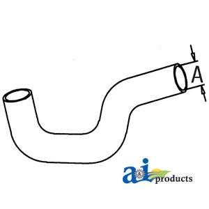 Radiator Hose, Bottom A-506378M1