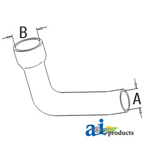 Radiator Hose, Bottom A-532541M2