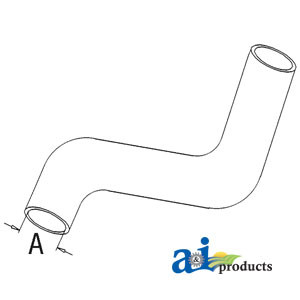 Radiator Hose, Bottom A-534180M1