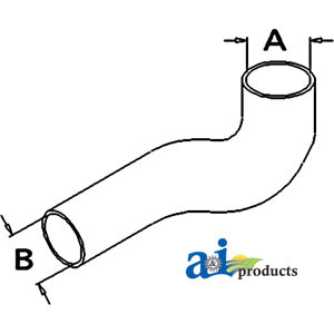 Radiator Hose, Lower A-3382985M1
