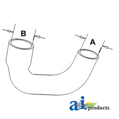 Radiator Hose, Upper A-1275081C1