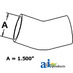 Radiator Hose, Upper A-827496M1