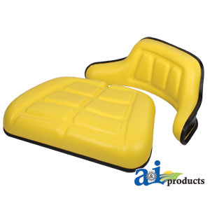 Rail Style Seat & Wrap Around Backrest (2 Pc. Set) A-JD7000-SET