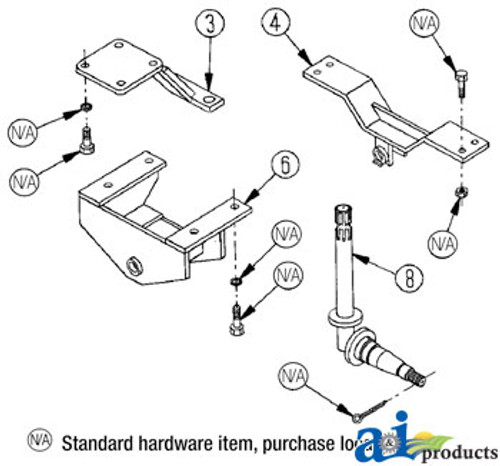 Rear Saddle Assembly A-2983