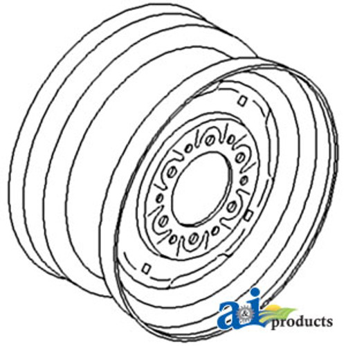 Rim, Front Wheel 6" x 14" A-98A1466