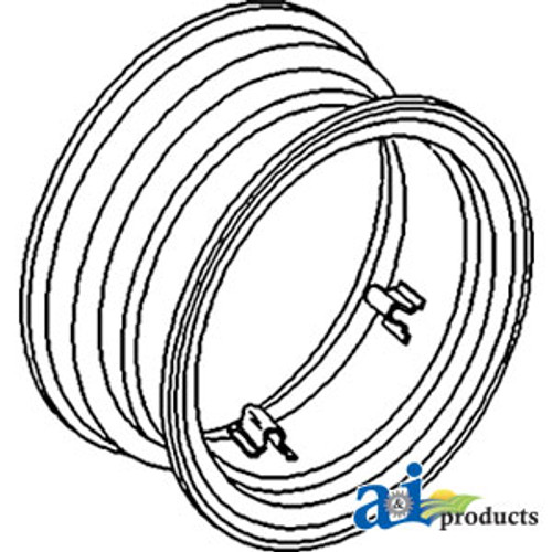 Rim, Rear Wheel 7" X 24" 4 Loop A-114717C1
