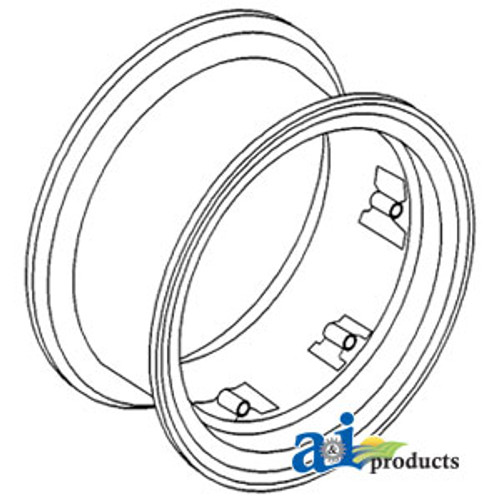 Rim, Rear Wheel 9" x 28" A-RW09286