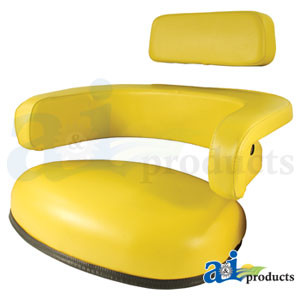 Seat Cushion Kit; 3 Piece, Yellow Vinyl A-TY26545