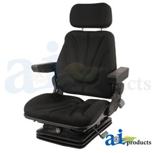 Seat, F10 Series, Air Suspension / Armrest / Headrest / Black Cloth A-F10A260