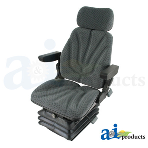 Seat, F10 Series, Air Suspension / Armrest / Headrest / Gray Cloth A-F10A270