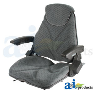 Seat, F20 Series, Slide Track / Arm Rest / Head Rest / Gray Cloth A-F20ST155
