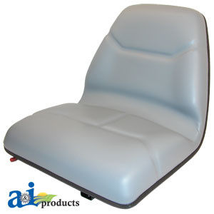 Seat, Michigan Style, w/ Slide Track, Deluxe Cushion, GRY A-TMS111GR
