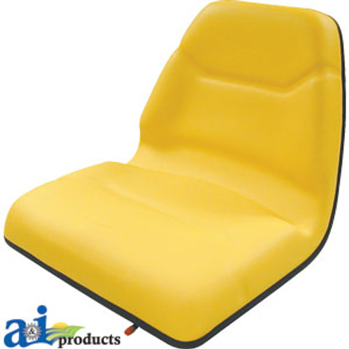 Seat, Michigan Style, w/ Slide Track, Deluxe Cushion, YLW A-TMS111YL