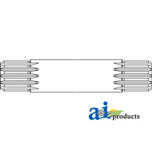 Shaft, Driven Damper A-1342448C1