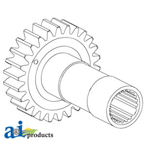 Shaft, Gear Input Pinion A-184217C1
