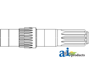 Shaft, Rock Trap Friction Slip Clutch A-87536812