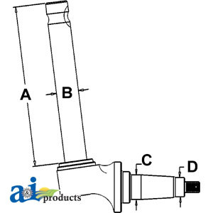 Spindle (RH/LH) A-67526C91