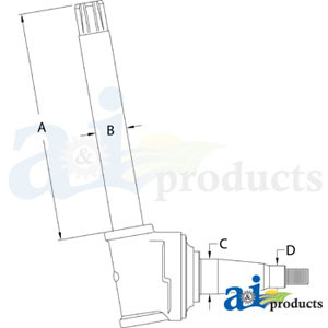 Spindle (RH/LH) A-AR53880