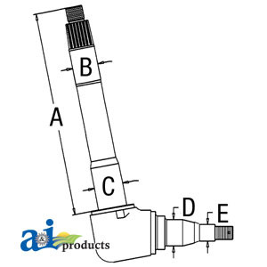 Spindle (RH/LH) A-E9NN3105DB