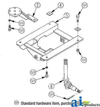 Spindle, (check dimensions on a previous page) A-3997