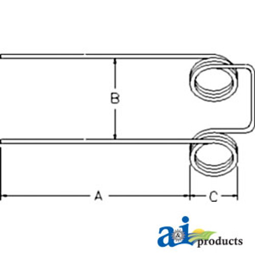 Spring Harrow Tooth A-3616