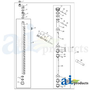 Spring Pin, Steel, 1/8" x 1" A-34H45