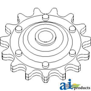 Sprocket Assy.; Idler A-86619126