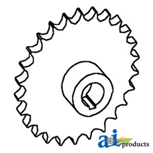 Sprocket, Grain Tank Unloader Drive A-187331C1