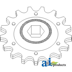 Sprocket, Idler, Clean Grain Elevator A-1319759C1