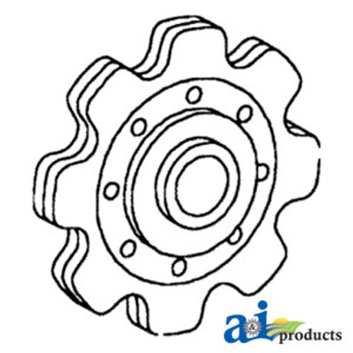 Sprocket, Lower Gathering Idler A-70595084