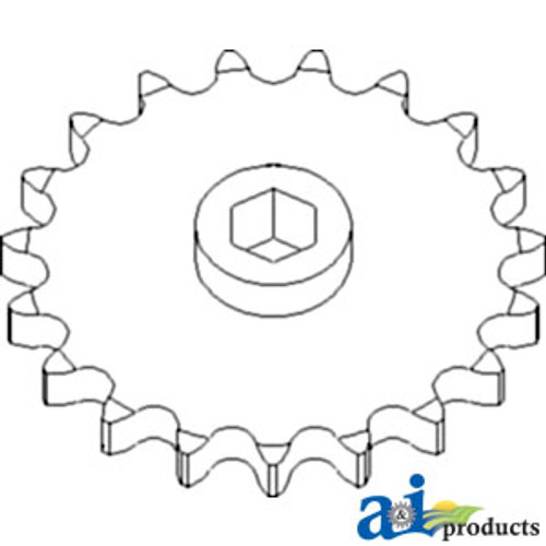 Sprocket, Row Unit; 19 Tooth / 100 Chain A-AH223489