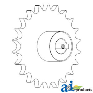 Sprocket, Tailings Auger, Upper A-AH121046