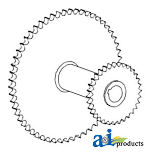Sprocket, Unloader Drive (Lower) A-1347402C1