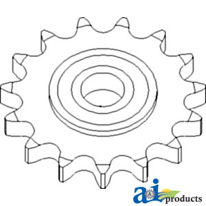 Sprocket, Upper Clean Grain Elevator A-87283101