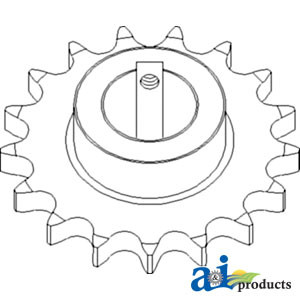 Sprocket, Upper Clean Grain Elevator A-87731456