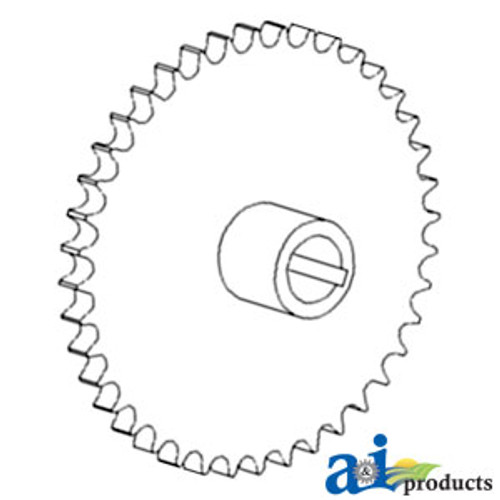 Sprocket, Vertical Auger Lower Gear Case A-AH146352