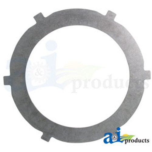 Steering Clutch Disc: 9.682" O.D., 6.882" I.D., 6 external ears, steel A-T21315