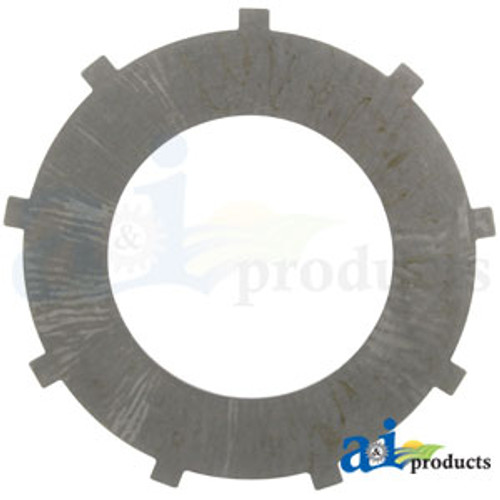 Steering Clutch Disc: 9.8" OD, 5.67" ID, 9 external ears, steel A-635384R2