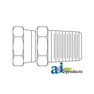 Straight Female NPT Swivel X Male NPT Adapter A-43D47