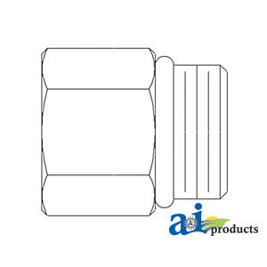 Straight Solid Male ORB X Female ORB Adapter, 2 pack A-43A18