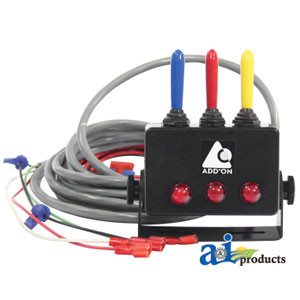 Switchbox Control, Hydraulic 3 Circuit A-306295