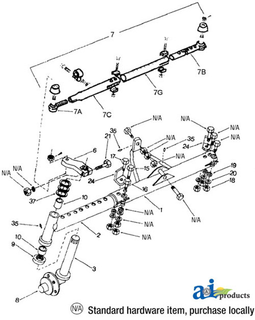 Tie Rod- Swaged body A-WF29155
