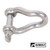 CONNECTOR-TWIST CLEVIS-SCREW-STAINLESS A-B1ABK1612
